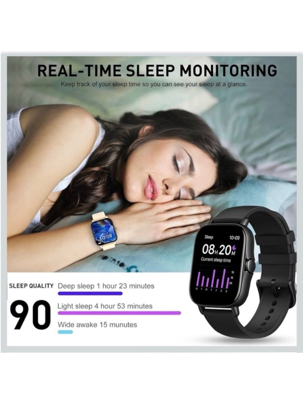 🆕-Smart Watch Touchscreen, Sports Health, Fitness, Sleep Tracker, Timer, Fitness - Picture 6 of 12